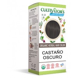TINTE ORGÁNICO CASTAÑA OSCURO  CULTIVATORS 100GR
