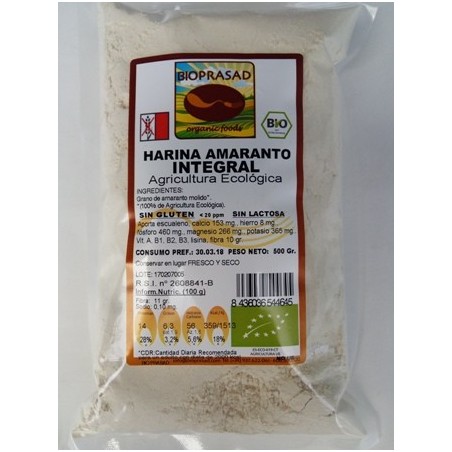 HARINA AMARANTO DE 500 GR.