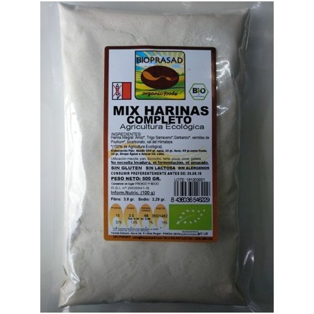 MIX HARINAS COMPLETO PANIFICABLE 340 GR.