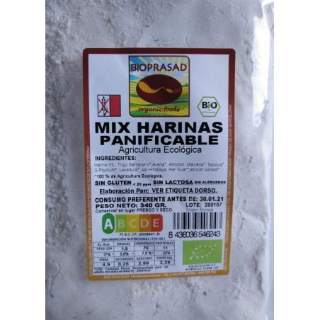 MIX HARINA PANIFICABLE 340 GR.