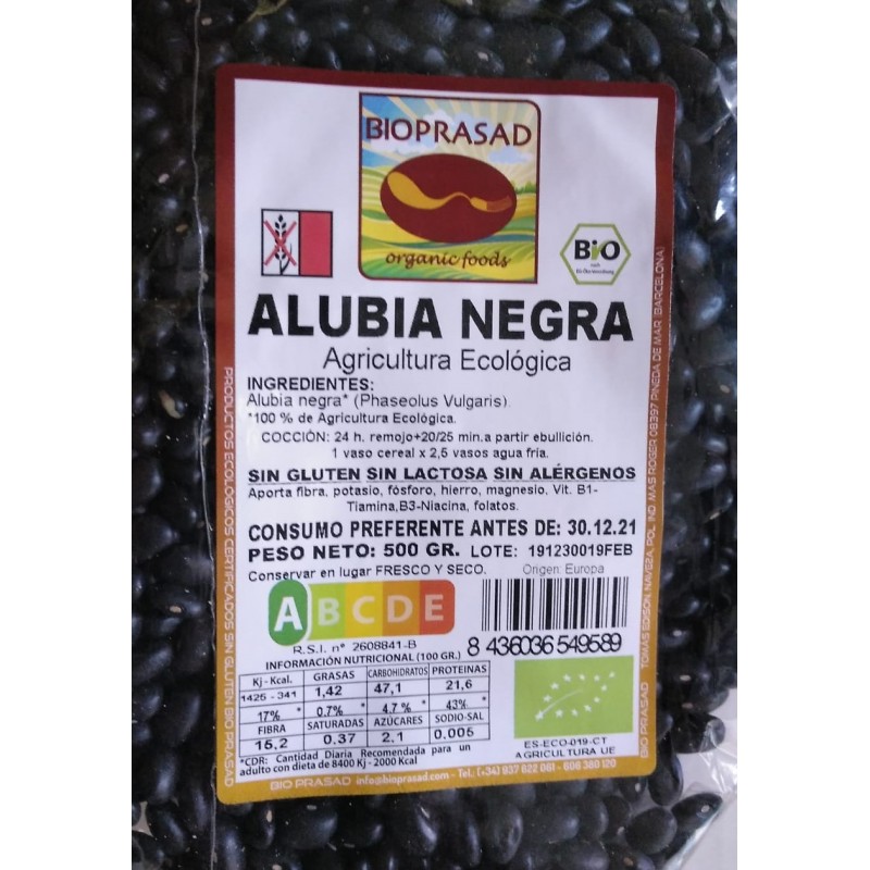 ALUBIAS NEGRAS 500 GR.