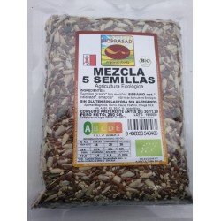 MEZCLA 5 SEMILLAS PAN 500 GR.