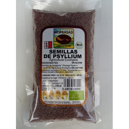 SEMILLAS DE PSYLLIUM MOLIDAS 200 GR.