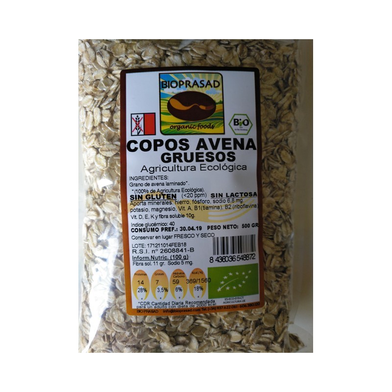 FLOCS AVENA GRUESOS  500 GR.