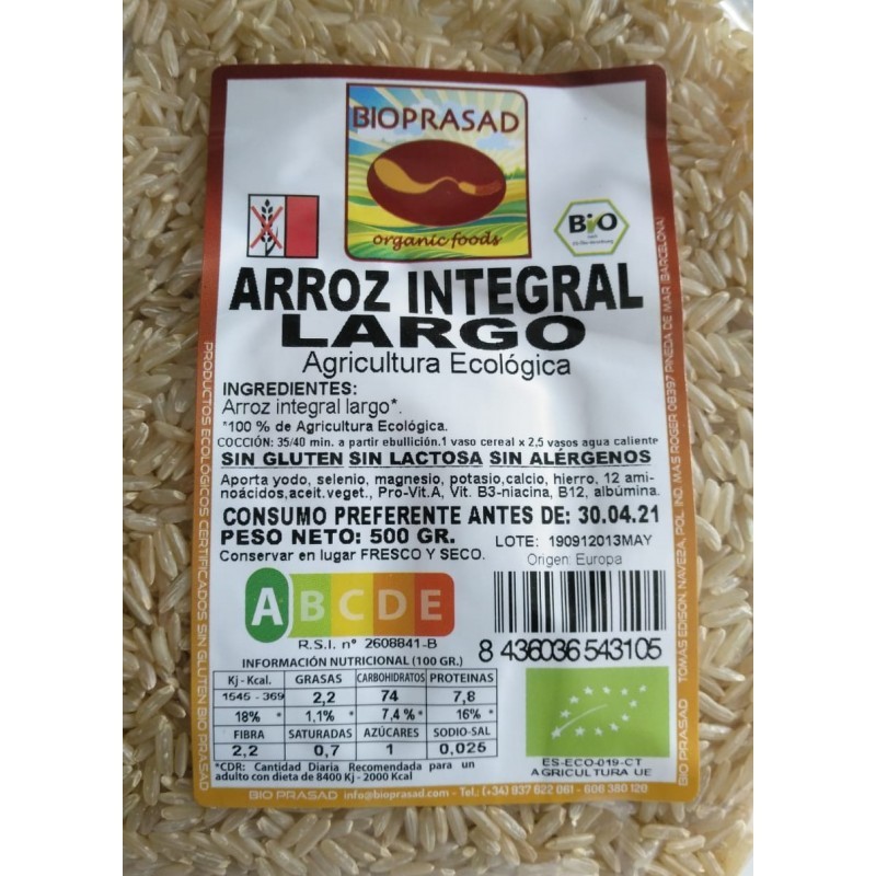 ARRÒS LLARG INTEGRAL 500 GR.